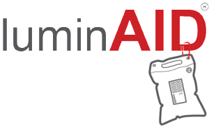 LuminAID-solar-inflatable-light-logo-gray-carabiner